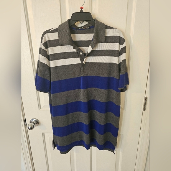 Ralph Lauren RLX Mens Golf Polo Shirt Multi Color Size L - Picture 1 of 5